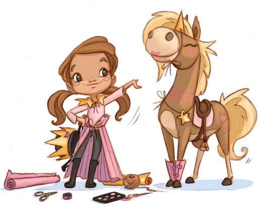 Déguisement licorne
